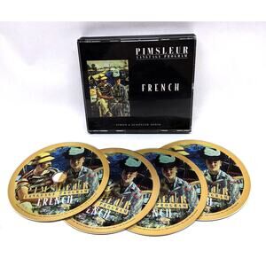 Pimsleur French Language Program Level 1 - Lessons 1-8 on CD - Four discs